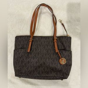 Michael Kors Signature Logo Tote Bag